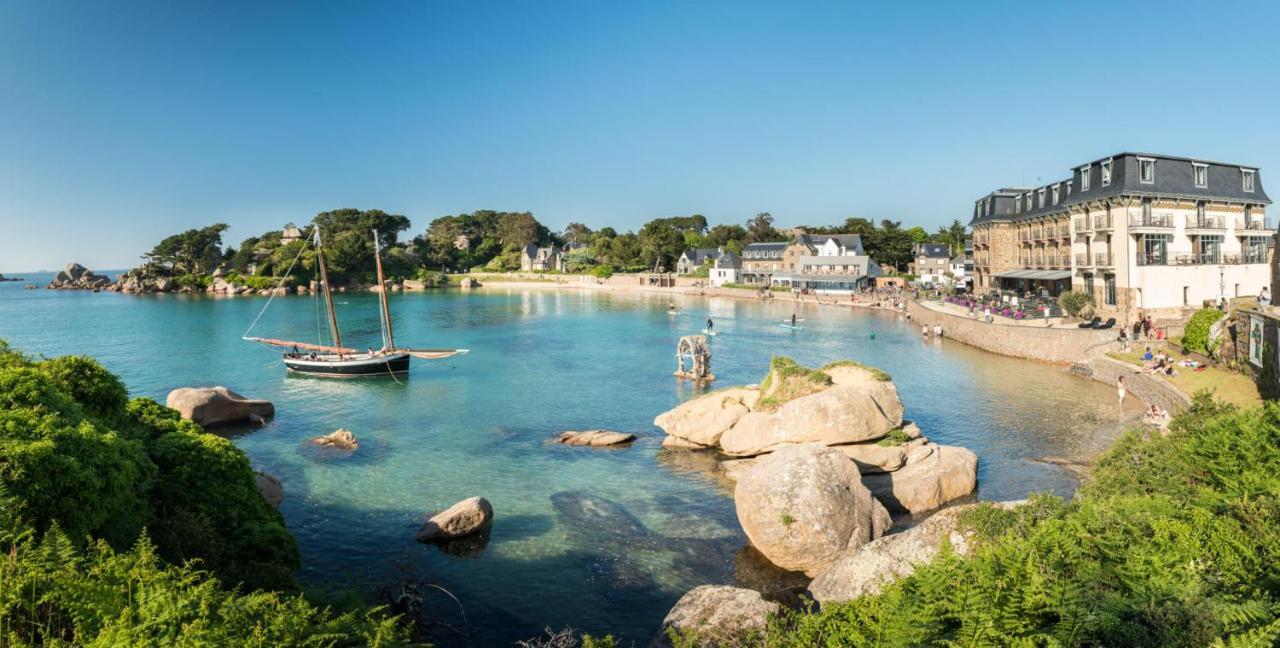 Vue Mer Cote De Granit Rose En Bretagne Trebeurden Luaran gambar